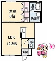 徳島県徳島市川内町宮島本浦（賃貸アパート1LDK・1階・42.90㎡） その1