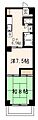 第1サンビレッジ泉水5階6.2万円
