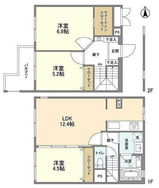 RA-ASHIYA 202｜兵庫県芦屋市川西町(賃貸マンション3LDK・1階・70.05㎡)の写真 その2