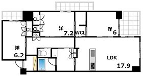 イニシア神戸森北町  ｜ 兵庫県神戸市東灘区森北町4丁目15-24（賃貸マンション3LDK・2階・90.61㎡） その2