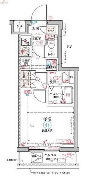 クレヴィスタ横浜大口 409｜神奈川県横浜市神奈川区大口仲町(賃貸マンション1K・4階・20.80㎡)の写真 その2