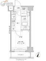 MEZON4 1Kの間取図画像