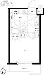 ルーブル川崎宮前平 1Kの間取図画像
