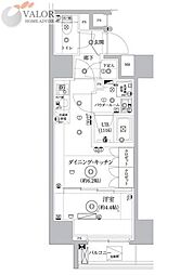 セジョリ東陽町 1DKの間取図画像