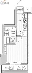 VERXEED阪東橋MAXIV 1Kの間取図画像