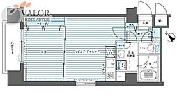 フェニックス新横浜参番館 1LDKの間取図画像