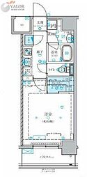 VERXEED横濱大通り公園 1Kの間取図画像
