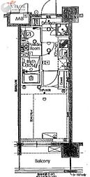 L'AVENIRStationtower 1Kの間取図画像