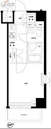 ルーブル川崎都町弐番館 1Kの間取図画像