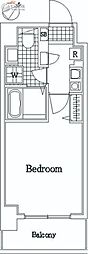 グリフィン新横浜・弐番館 1Kの間取図画像