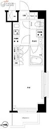 ルーブル横濱江ケ崎町 1Kの間取図画像