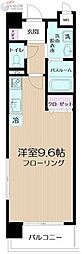 カーサ・グランデ生麦 ワンルームの間取図画像