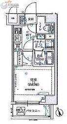 SHOKENResidence横浜伊勢町 1Kの間取図画像