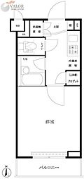 ルーブル大鳥居 1Kの間取図画像