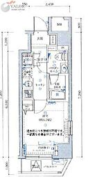 スパシエルクス横濱鶴見 1Kの間取図画像