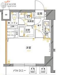 グリフィン横浜・戸部駅前 1Kの間取図画像