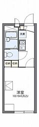 レオパレスPlutone 1Kの間取図画像