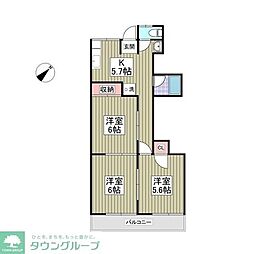 ラパールピア 3SDKの間取図画像