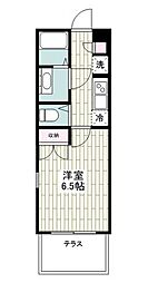ストーンアイランド相模大野 1Kの間取図画像