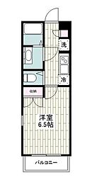 ストーンアイランド相模大野 1Kの間取図画像