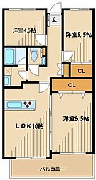 ジースタイル 3LDKの間取図画像
