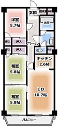 間取図画像 3LDK