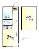 ユナイト伊勢佐木町ブルースター 102 ｜ 神奈川県横浜市南区中村町1丁目55（賃貸アパート1R・1階・13.80㎡） その2