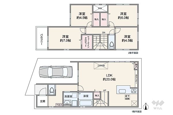 間取りを拡大表示