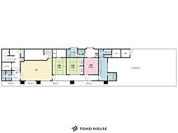 グランロード八千代 3SLDKの間取図画像