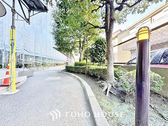 植栽は、目隠し...