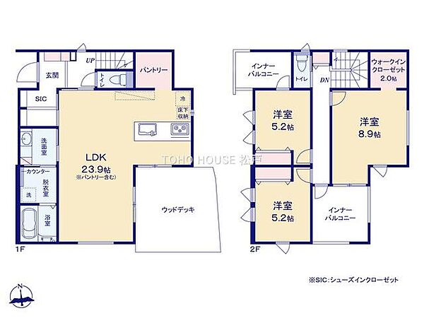 間取りを拡大表示