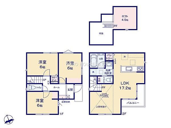間取りを拡大表示