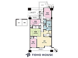エステ・シティ海浜幕張壱番館 4LDKの間取図画像
