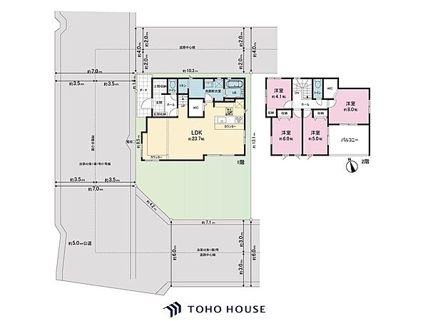 間取りを拡大表示