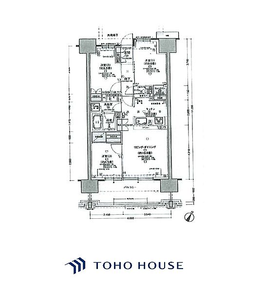間取りを拡大表示