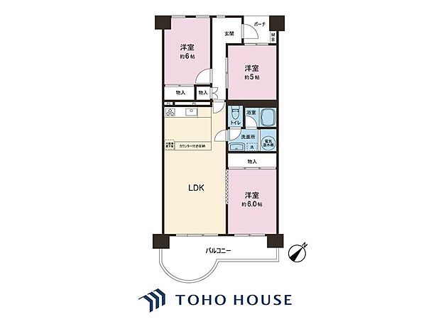 間取りを拡大表示