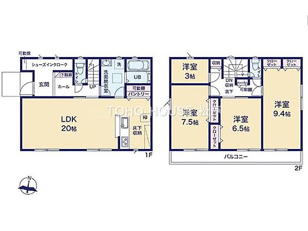 間取りを拡大表示