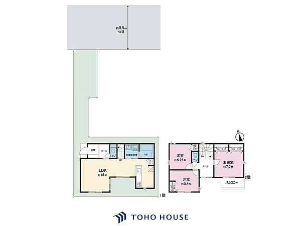 間取りを拡大表示