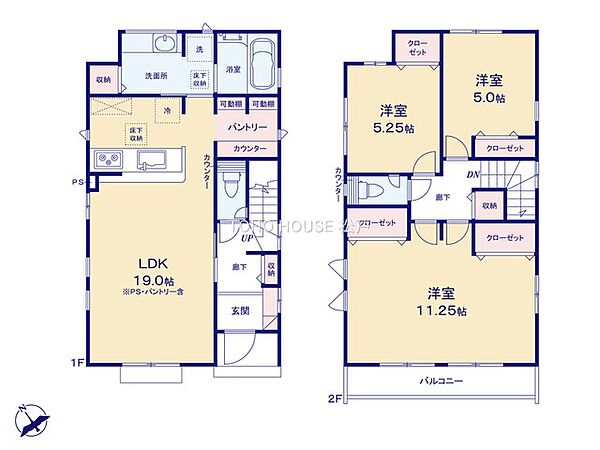 間取りを拡大表示
