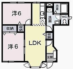 シャルマン北野B 1階