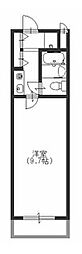 ダイアパレス姫路大手前通西 1Kの間取図画像