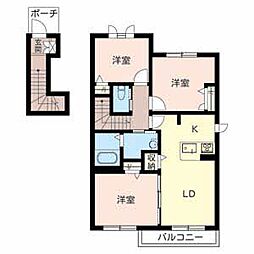 間取図画像 3LDK