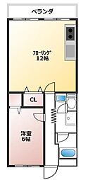 間取図画像 1LDK