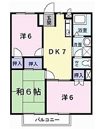 間取図画像 3DK