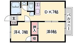 サンシティ桂 1階/105
