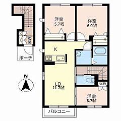 物件の間取り