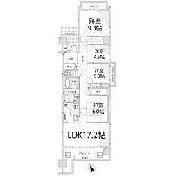キャッスルコート飯田 4LDKの間取図画像
