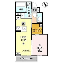 コーワロジデンス 1LDKの間取図画像