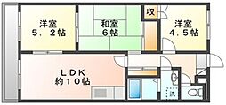 フェリスカーザ 3LDKの間取図画像