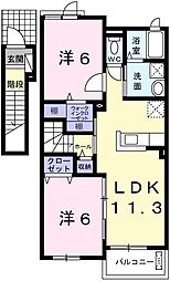 オリーブII 2階/202